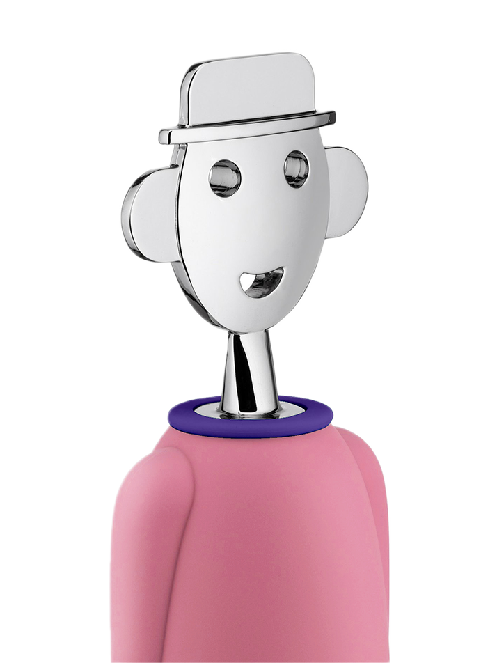 Alessi 알레시 알레산드로 M 와인오프너 핑크 블루