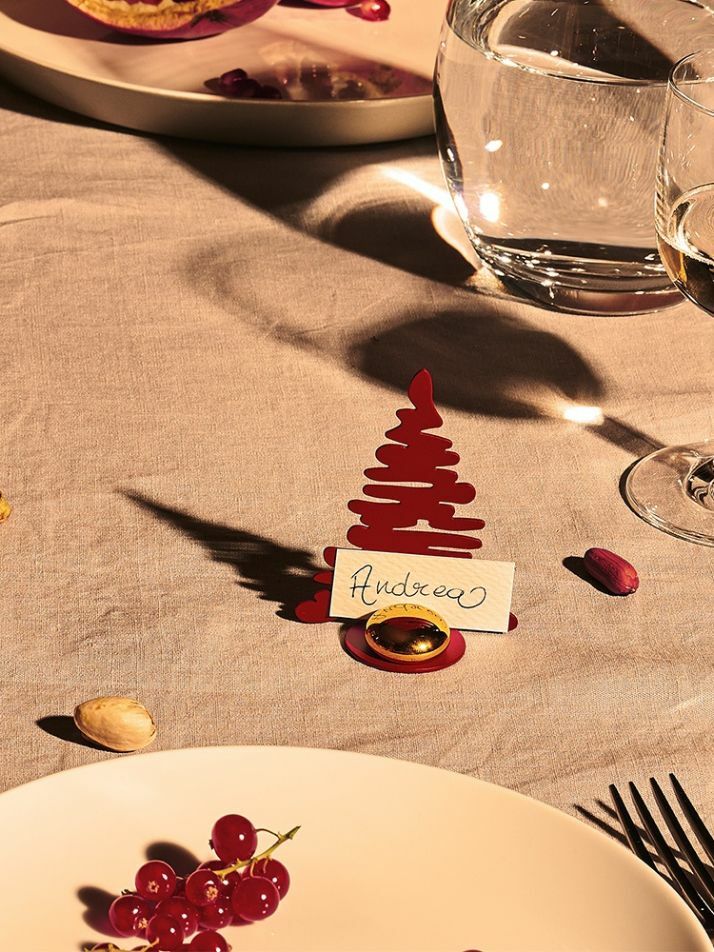 Alessi 알레시 바크트리 크리스마스 오너먼트 8cm 2P 세트 레드