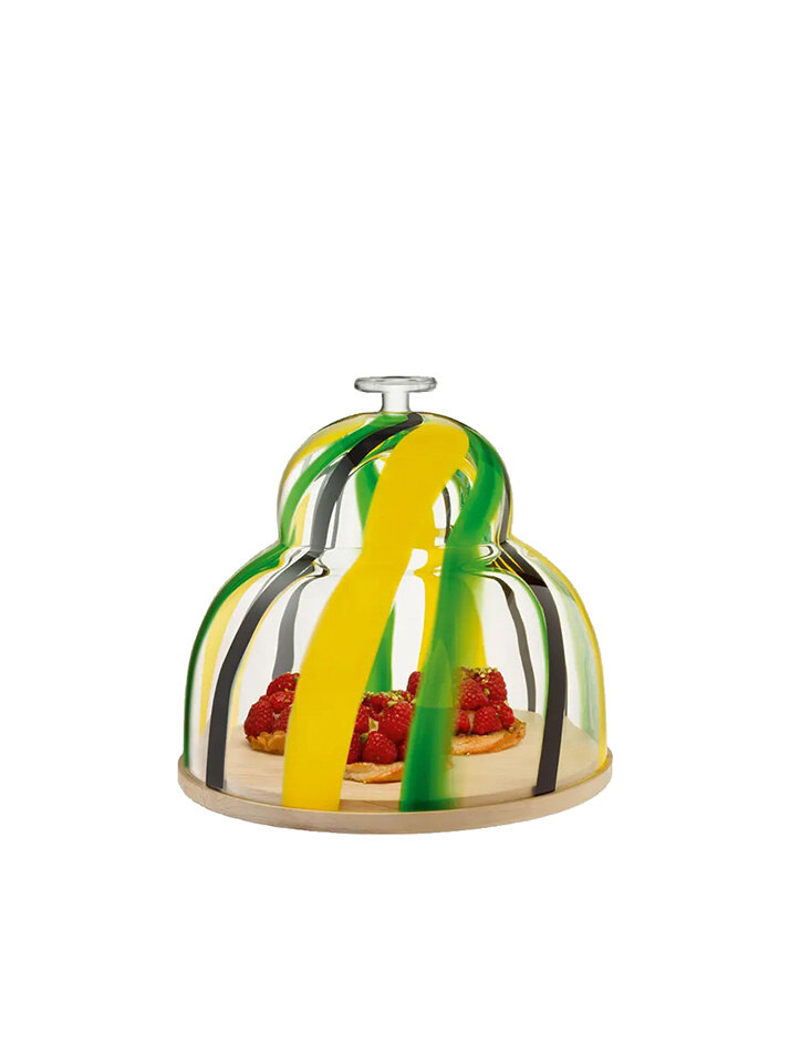 [LSA] 엘에스에이 포크 돔 30cm 블랙/그린/옐로우 / LSA-G1776-30-121