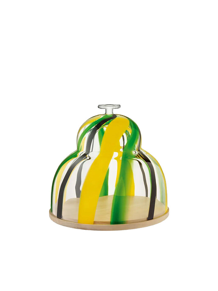 [LSA] 엘에스에이 포크 돔 30cm 블랙/그린/옐로우 / LSA-G1776-30-121