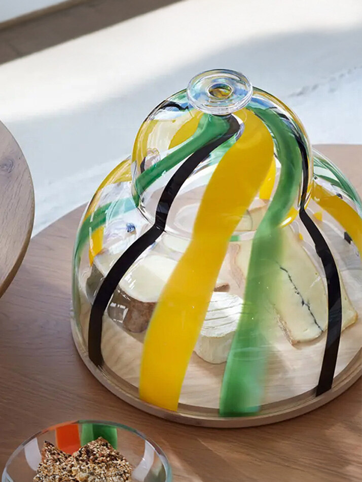 [LSA] 엘에스에이 포크 돔 30cm 블랙/그린/옐로우 / LSA-G1776-30-121