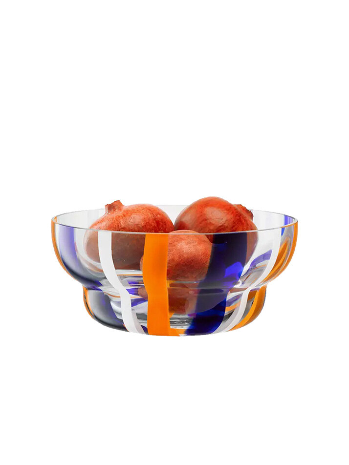 [LSA] 엘에스에이 포크 보울 24cm 블루/오렌지/화이트 / LSA-G1775-24-122