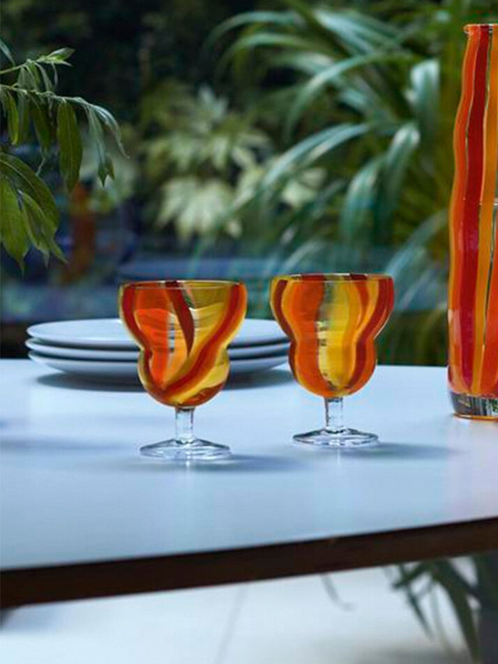 [LSA] 엘에스에이 포크 고블렛 230ml 오렌지 / 레드 / 옐로우 x2 / LSA-G1773-08-645