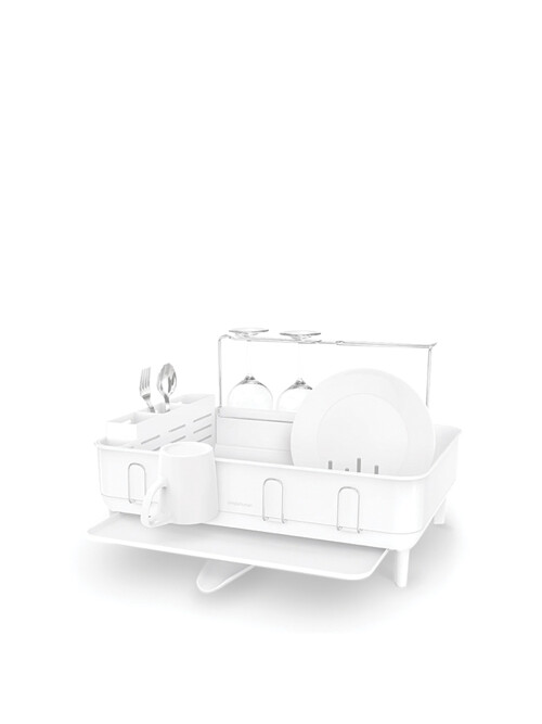 [Simplehuman]심플휴먼 디럭스 와인 식기건조대 올화이트 / SPH-KT1198
