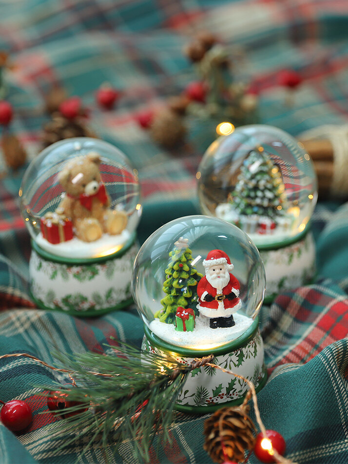 [FOCUSIS]포커시스 LED_크리스마스 산타 스노우볼(S) / FOC-GS7572