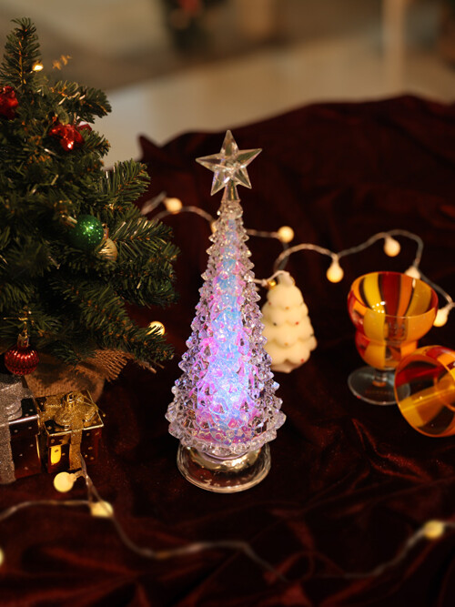 [FOCUSIS]포커시스 LED_뮤직 오로라 화이트 아크릴 트리 / FOC-BR-84769