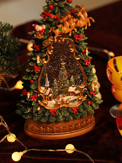 [FOCUSIS]포커시스 LED_뮤직박스 클래식 글리터 트리 / FOC-BV23WDL010