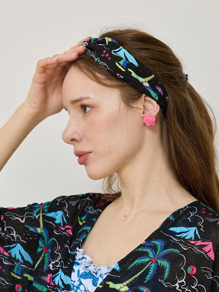 아말피 반다나 헤어밴드 쏠라