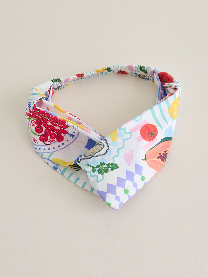 반다나 헤어밴드 포지타노