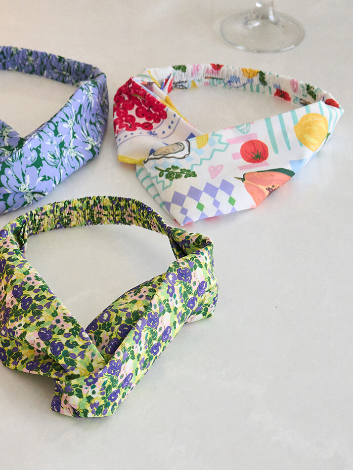 반다나 헤어밴드 포지타노