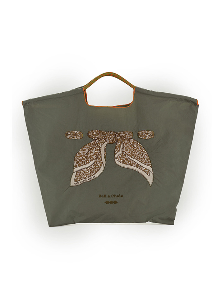 [볼앤체인] Leopard Scarf (L)_C.GRAY