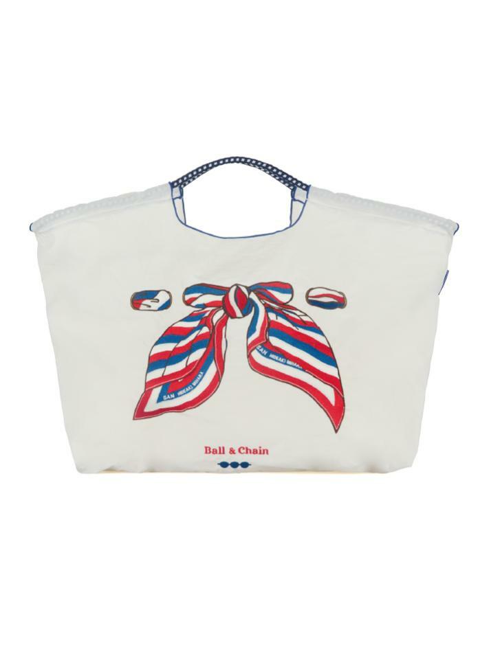 [볼앤체인] San Hideaki Scarf [L] WHITE