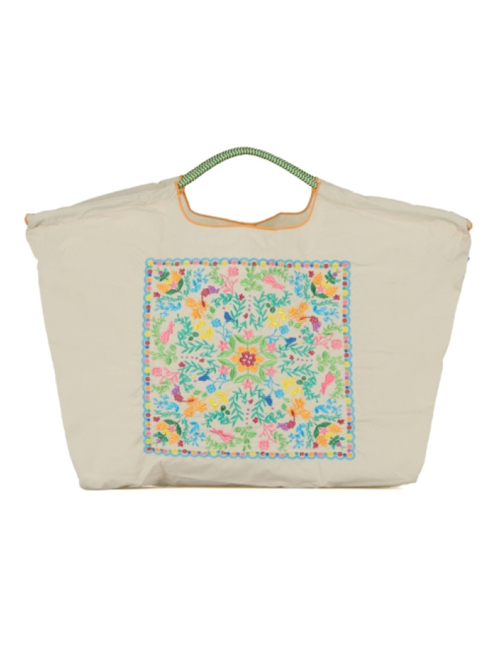 [볼앤체인] FLOWER BANDANA [L] P.GRAY