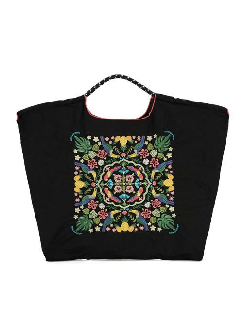 Hawaii Bandana_BLACK_L (하와이 반다나 블랙 라지)_BRLS050