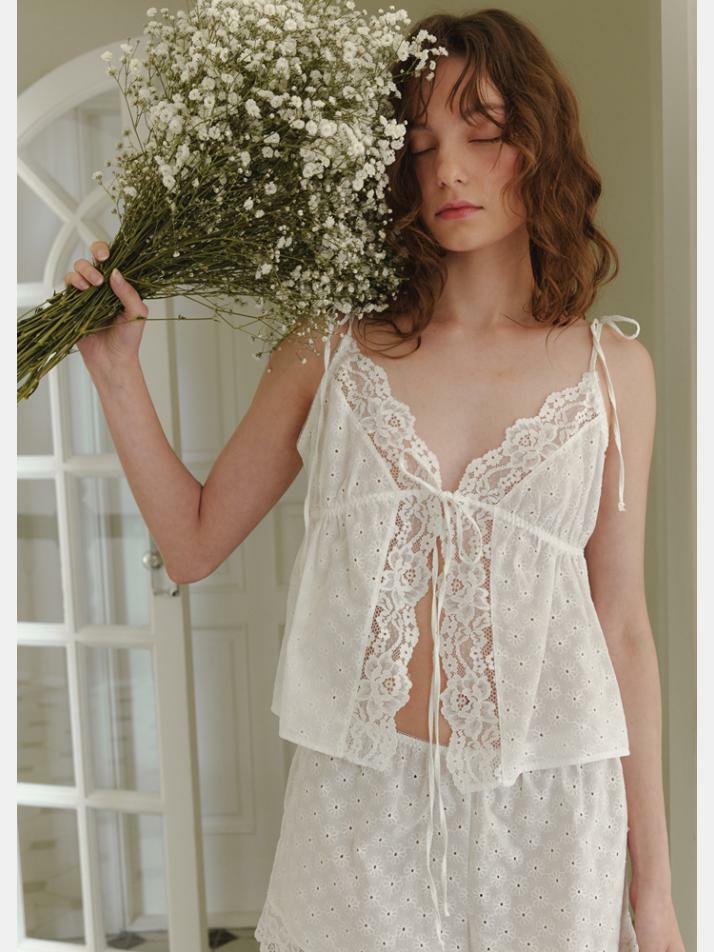 White Dreamer Camisole 화이트 드리머 코튼 캐미솔