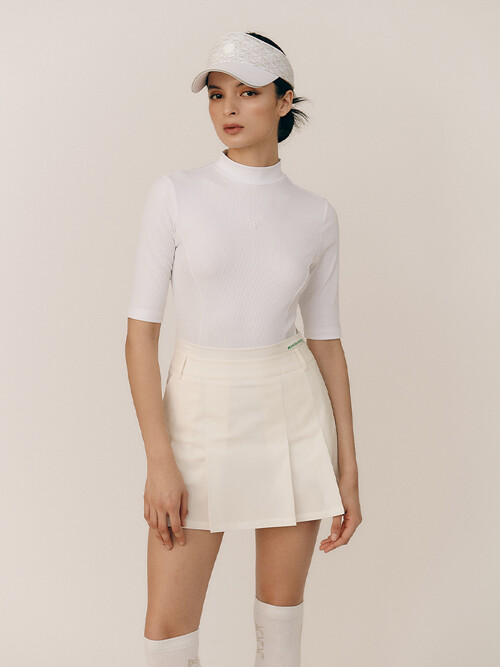 반소매 베이직 바디수트_WHITE