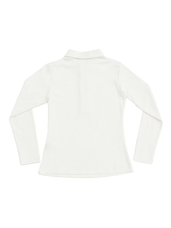 베이직 로고 PK 티셔츠_WHITE