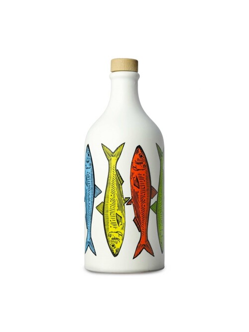 [Muraglia] 사르딘(물고기) 500ml -도자기 무랄리아 이탈리아 프리미엄 올리브 오일