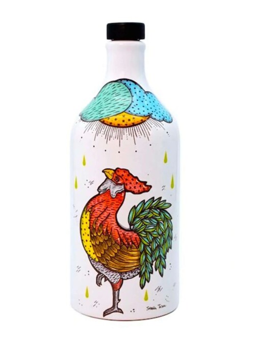 한정판[Muraglia] 루스터 500ml -도자기 무랄리아 이탈리아 프리미엄 올리브 오일
