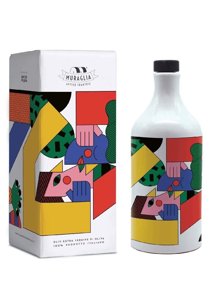 한정판[Muraglia] 키스 500ml -도자기 무랄리아 이탈리아 프리미엄 올리브 오일