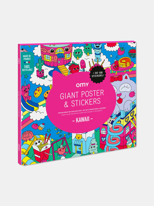 OMY 포스터&스티커-카와이(POSTIK07)