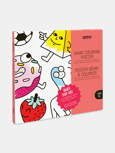 OMY 컬러링 포스터-베이비 팝 아트(POS39)