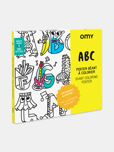 OMY 컬러링 포스터-ABC(POS70)