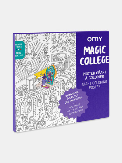 OMY 컬러링 포스터- 마법 학교(POS89)