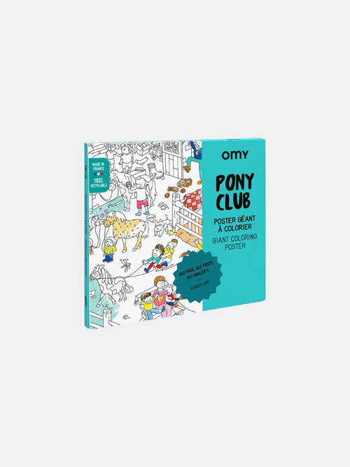 OMY 컬러링 포스터-포니 클럽(POS75)