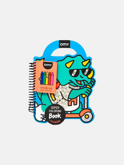 OMY 컬러링&스티커 북-다이노(CAH12)
