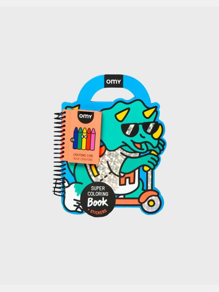 OMY 컬러링&스티커 북-다이노(CAH12)