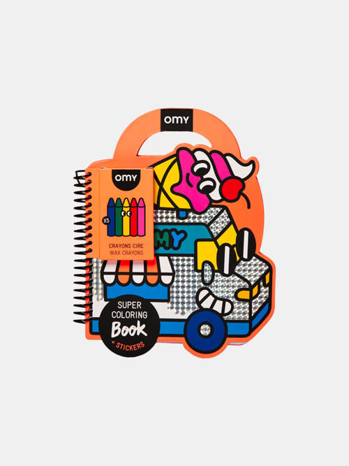 OMY 컬러링&스티커 북-YUMMY(CAH14)