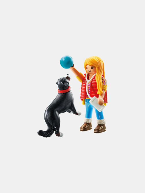 플레이모빌 마운틴 독과 여자(71738)