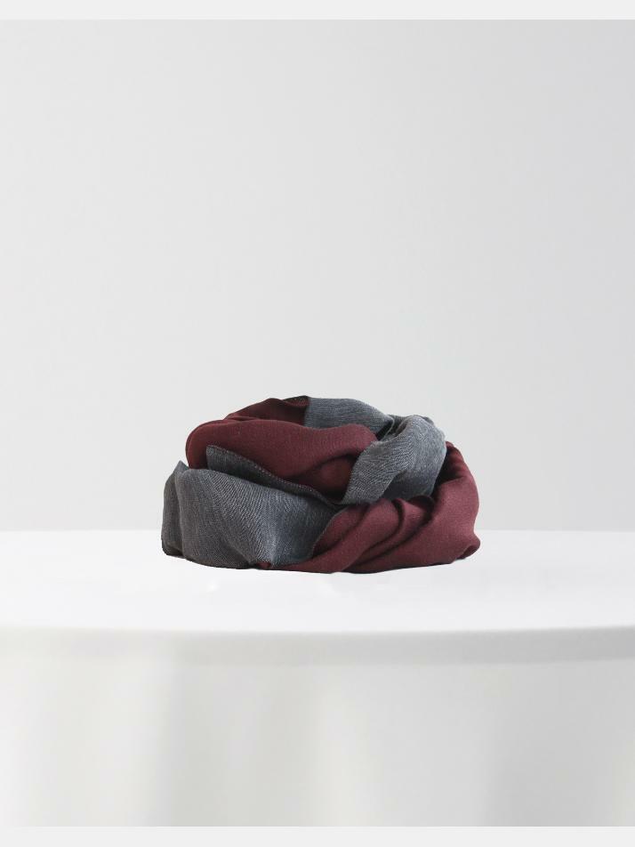 [아르메오디] 컬러 배색 양면 이태리 직수입 머플러 EFIMF071WI