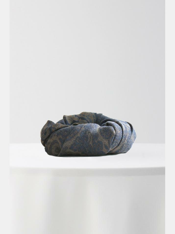 [아르메오디] 네이비 페이즐리 패턴 이태리 수입 머플러 EFIMF081NA