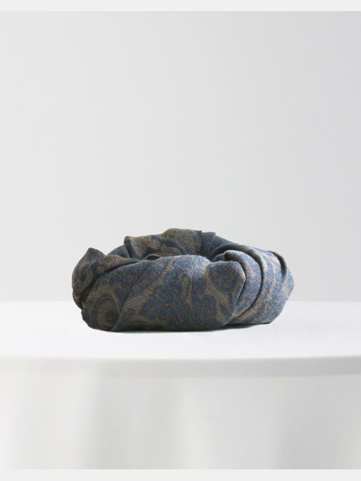 [아르메오디] 네이비 페이즐리 패턴 이태리 수입 머플러 EFIMF081NA