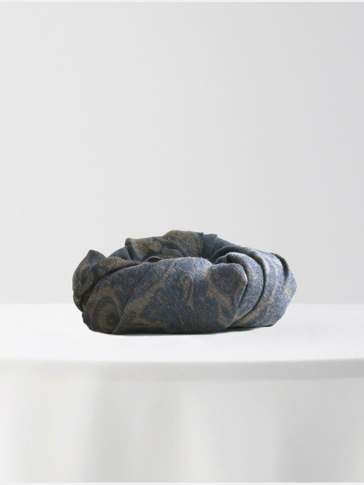 [아르메오디] 네이비 페이즐리 패턴 이태리 수입 머플러 EFIMF081NA