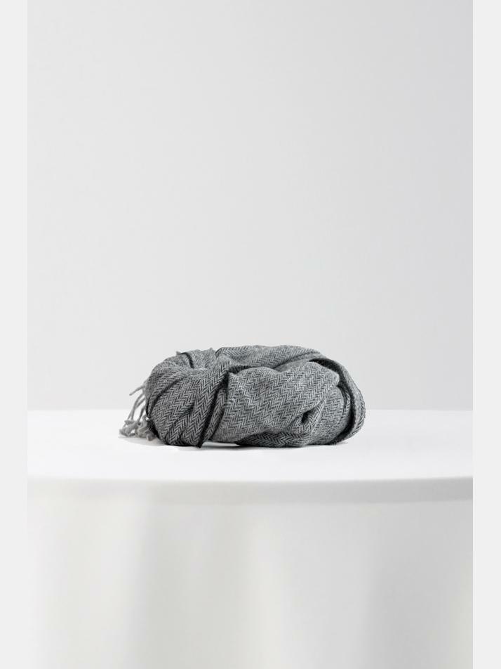 [아르메오디] 헤링본 울 블렌딩 이태리 수입 머플러 EFIMF082GR