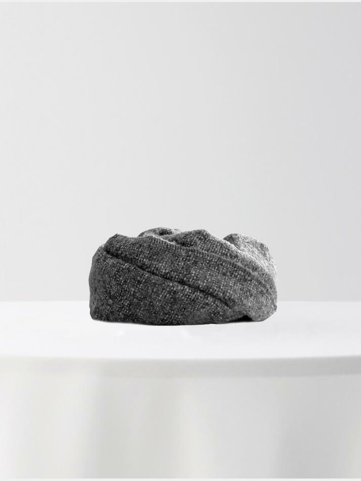 [아르메오디] 차콜 블랙 멜란지 패턴 이태리 수입 머플러 FFIMF096CH