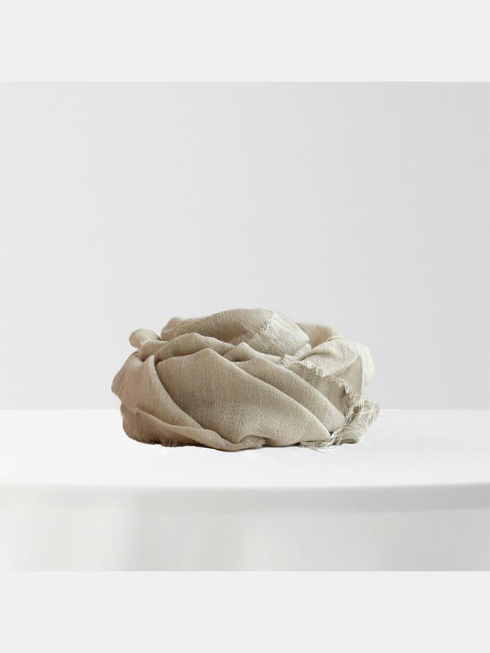 [아르메오디] 웜 베이지 울 이태리 수입 머플러 FFIMF087BE