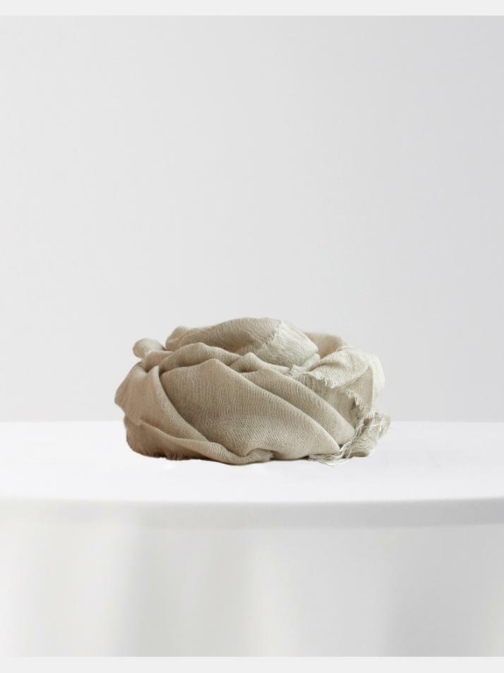 [아르메오디] 웜 베이지 울 이태리 수입 머플러 FFIMF087BE