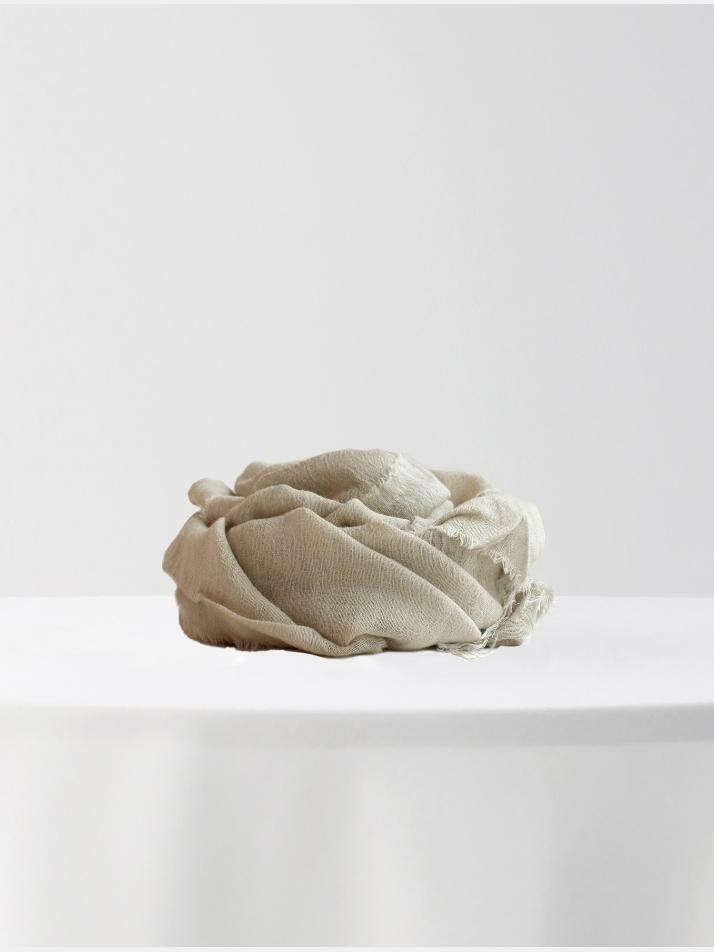 [아르메오디] 웜 베이지 울 이태리 수입 머플러 FFIMF087BE