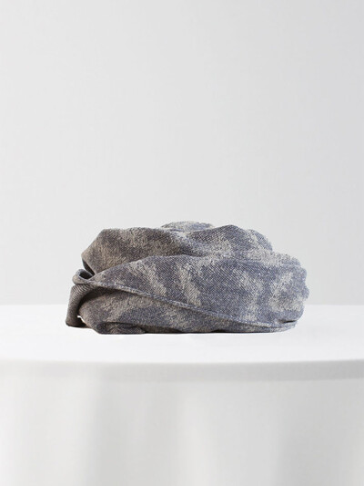 [아르메오디] 레오파드 패턴 이태리 머플러 GFIMF025BL