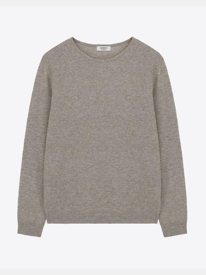 [아르메오디] 레귤러핏 쉐브론 패턴 니트 GFBNT819GR
