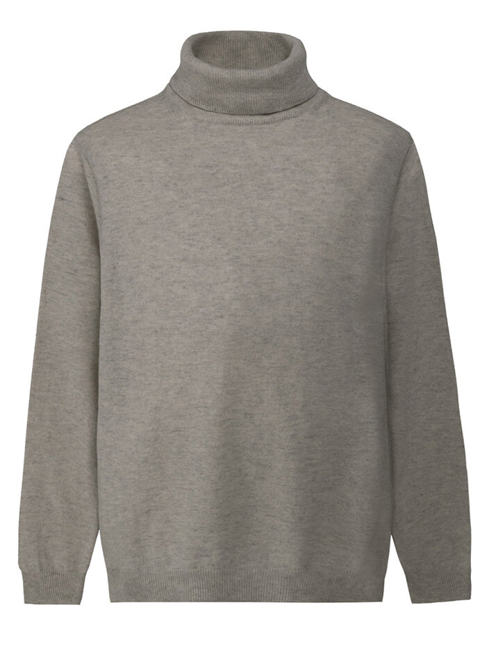 [아르메오디] 레귤러핏 멜란지 터틀넥 니트 GFBNT820GR