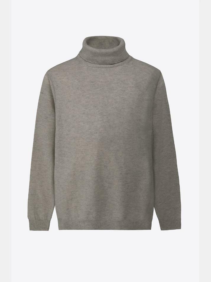 [아르메오디] 레귤러핏 멜란지 터틀넥 니트 GFBNT820GR