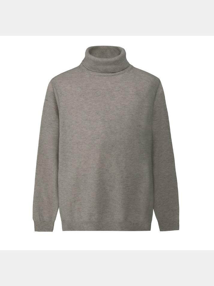 [아르메오디] 레귤러핏 멜란지 터틀넥 니트 GFBNT820GR