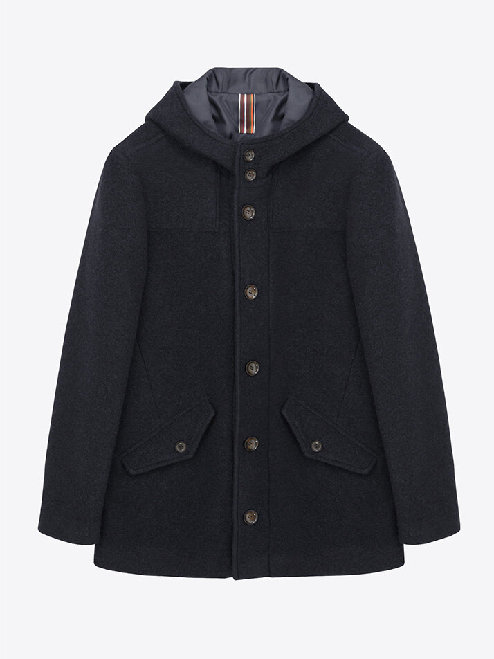 [QB24] 네이비 후드 코트 GFICT614NA