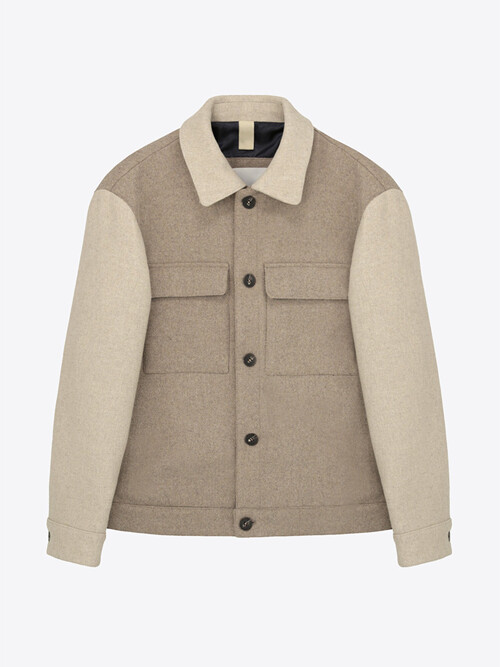 [QB24] 투톤 블렌드 자켓  GFIJK574SD