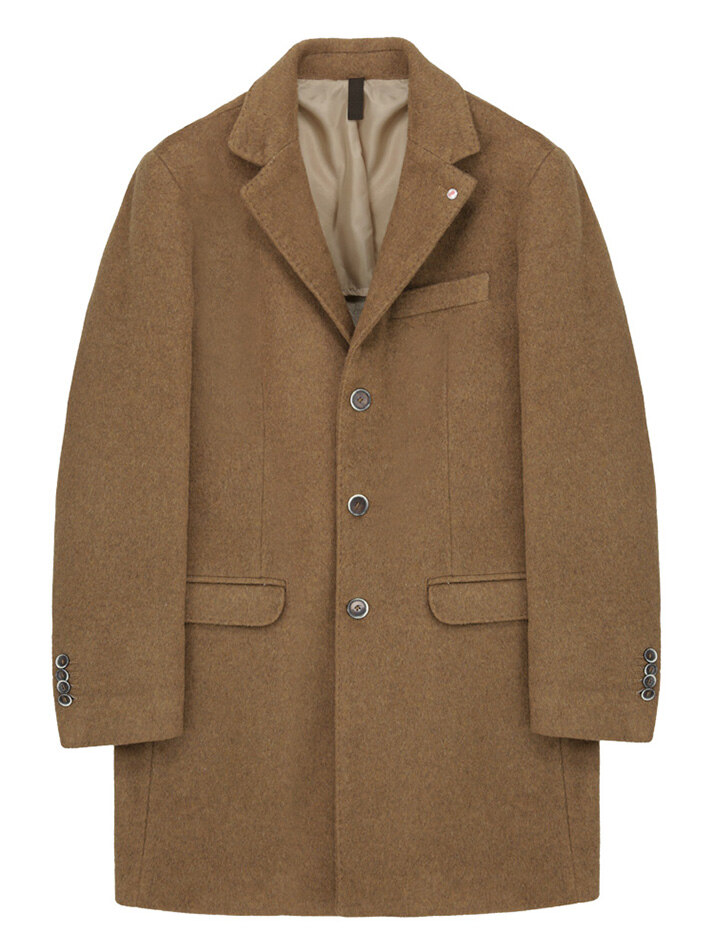 [QB24] 카멜 브라운 클래식 코트 GFICT617CA